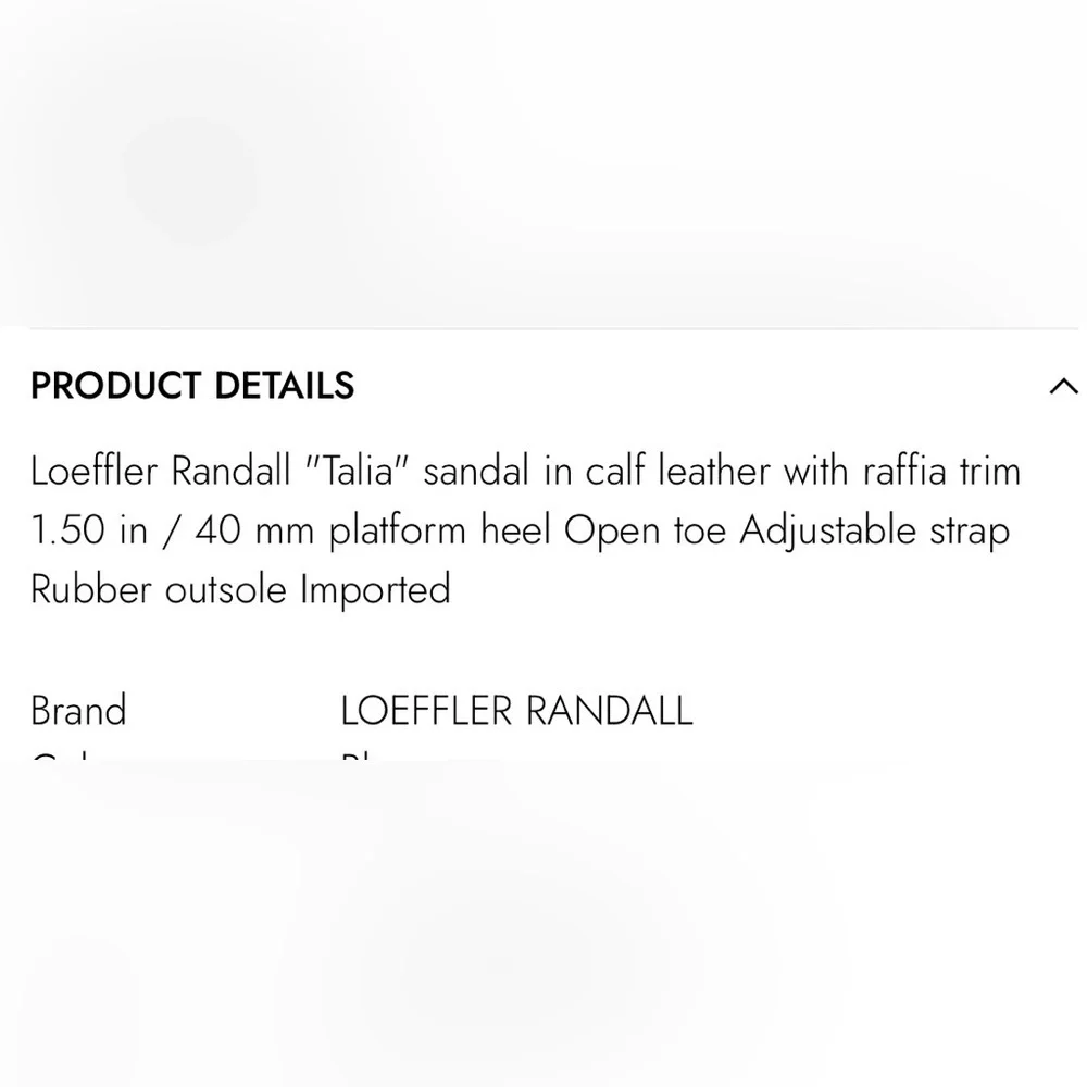 Loeffler Randall Talia Sandal Size 8 NEW
